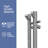 Electric Towel Warmer for Bathroom, Heated Towel Rack With Timer-97810572