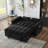Convertible Sofa Bed with Arm Storage Pockets-401548489