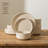 12 Piece Stoneware Plates And Bowls Set, Dinnerware Sets Service For 4