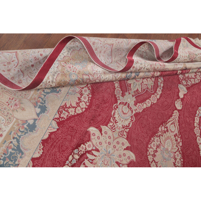 Tapis traditionnel rouge 9 x 13