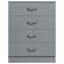 Marlesha 152.4 cm W Chest of 4 Drawers-1775637812