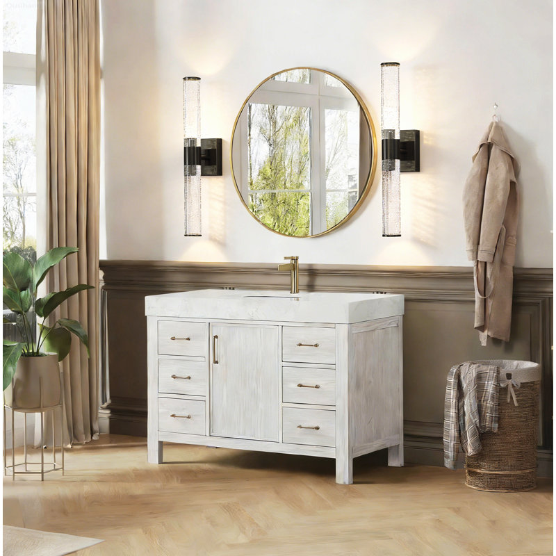 Ensemble de 2 lumières de meuble-lavabo modernes pour miroir à DEL à intensité variable, noir mat, Noir mat