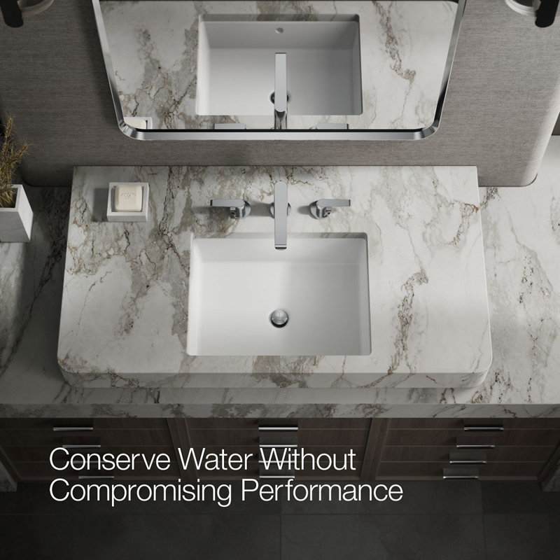 Avid Widespread Bathroom Sink Faucet With Drain Assembly, Polished Chrome