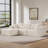 Boneless Modular Sectional Sofa, 3-Seat Sofa Sleeper For Living Room-78568785