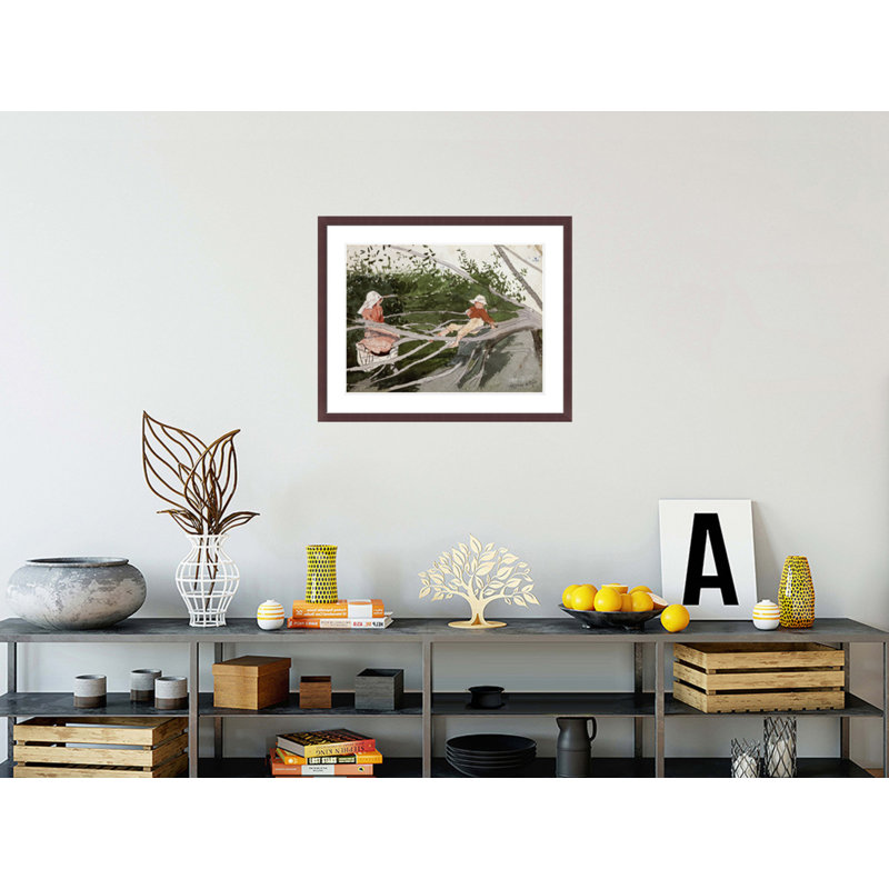 «Out on a Limb» par Winslow Homer, impression giclée encadrée, H 23,5 po x l 29,06 po
