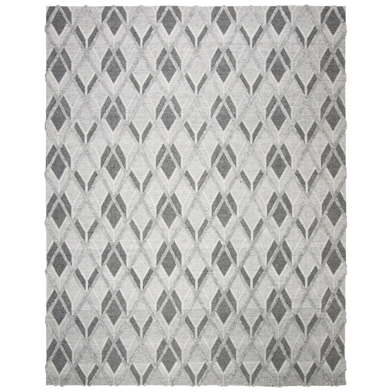 Amritpal Hand Loomed Performance Geometric Rug, Rectangle 8' x 10'