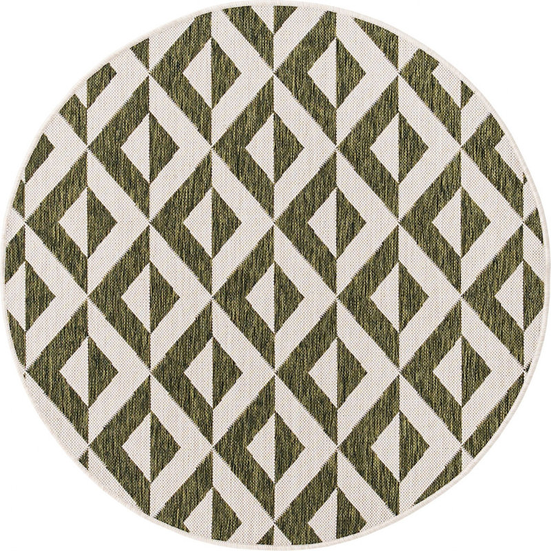Tapis d'extérieur Destiny, Rond 4 pi