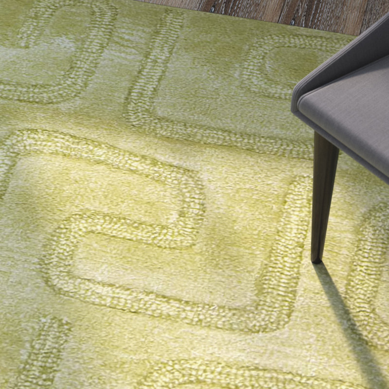 Tapis en laine touffeté à la main Nonia, Rectangle 2 pi x 3 pi