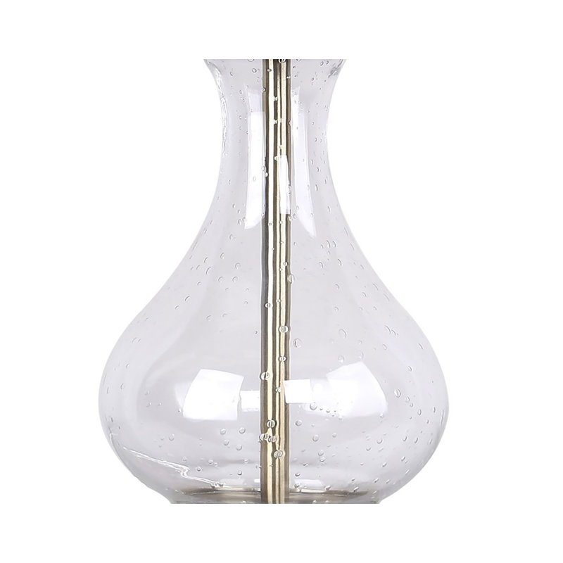 Lampe de table 22 po Linco, Laiton antique doux