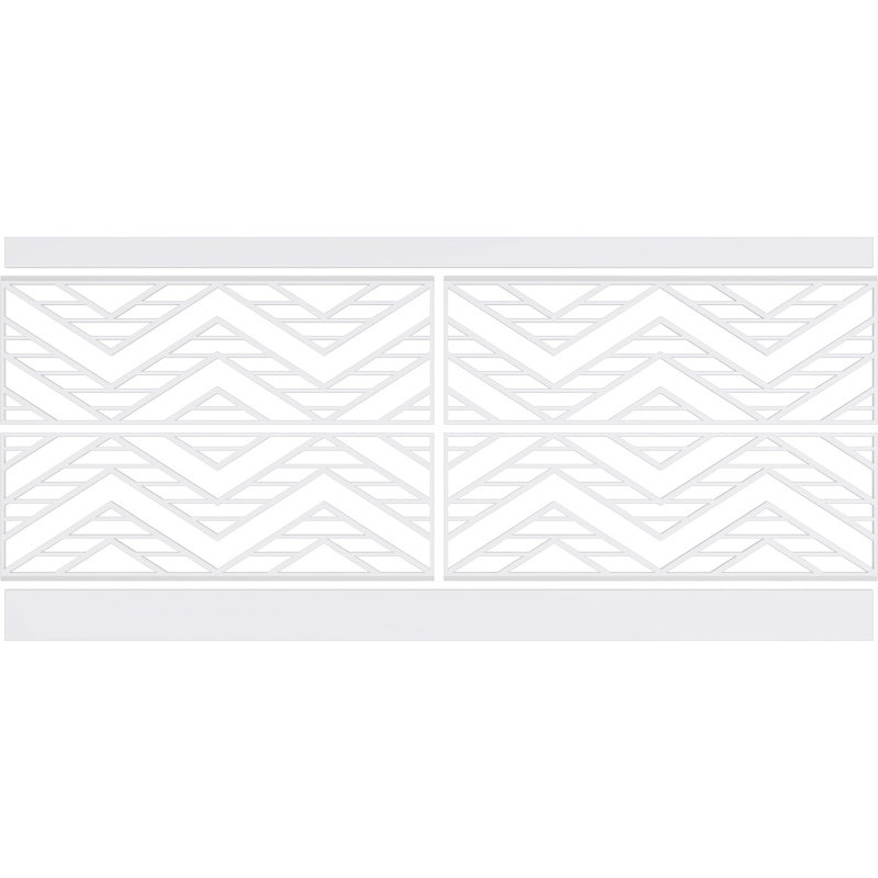 Ensemble de lambris en PVC Gilcrest, H 40 po x l 94,5 po x P 0,625 po