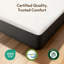 Matelas en mousse à mémoire de forme pliable de 4 po, matelas portable pliable avec housse lavable à la glace, pour lit escamotable, invités, voyage, camping et véhicule récréatif, lit double-2112205906-2112205908