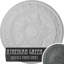 Médaillon de plafond Endurathane Dublin, DE 17 7/8 po x P 3 5/8 po x P 1 1/4 po (convient aux auvents jusqu'à 5 1/8 po), finition or Flash peinte à la main-27780224