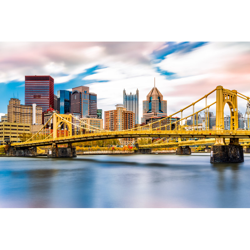 Rachel Carson Bridge - Wrapped Canvas Print, 81cm H x 122cm W x 3.8cm D