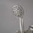 10-Spray Wall Mount Dual Shower Head And Handheld Shower Head 1.8 GPM-108124961