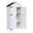 67" Fir Wood Storage Shed With Double Doors