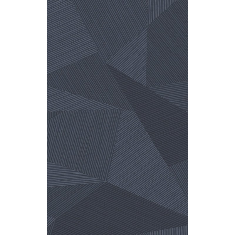 Papier peint formes géométriques Beathe, Bleu