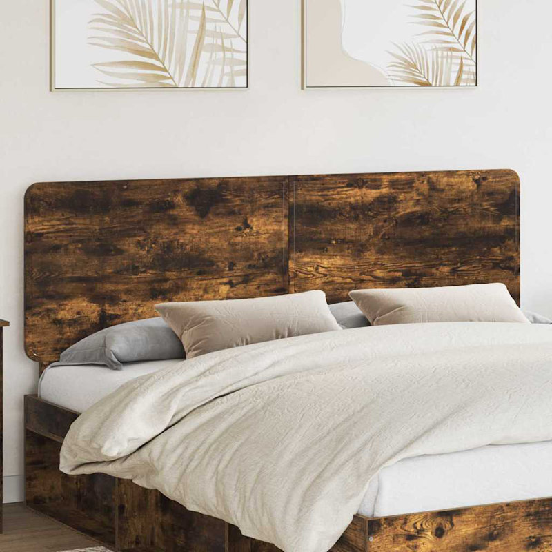 Headboard, King, Smoked Oak