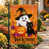 Orange black halloween welcome