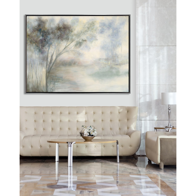 Southern Summer Print, White Framed, 30" H x 41" W