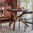 Black Round Sintered Stone Dining table