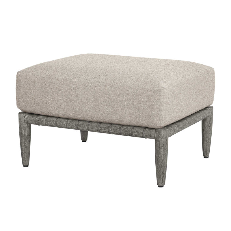 Jelissa Outdoor Dove Ottoman