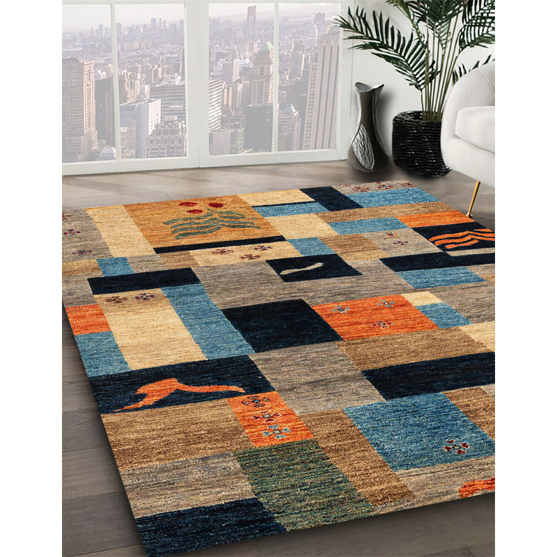 Tapis abstrait moderne 4276, Rectangle 7 pi x 10 pi