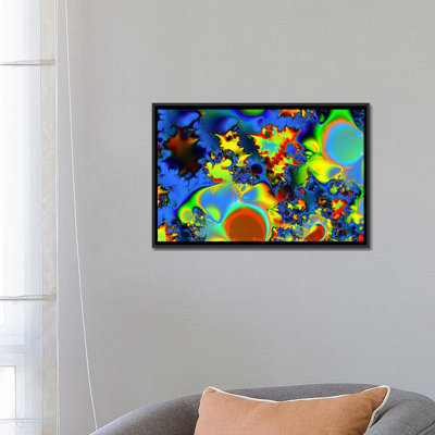 Digital Liquid Fuel Graphic Art on Canvas