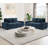 Modern Modular Chenille Sectional Sofa Set 5/6/7/8 Seater with Seat Storage and USB Charging Port、Side Pocket for Living Room and Apartment-598773649-539683091