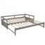 Lit de jour extensible avec couchette, lit de jour en bois avec couchette-167462180