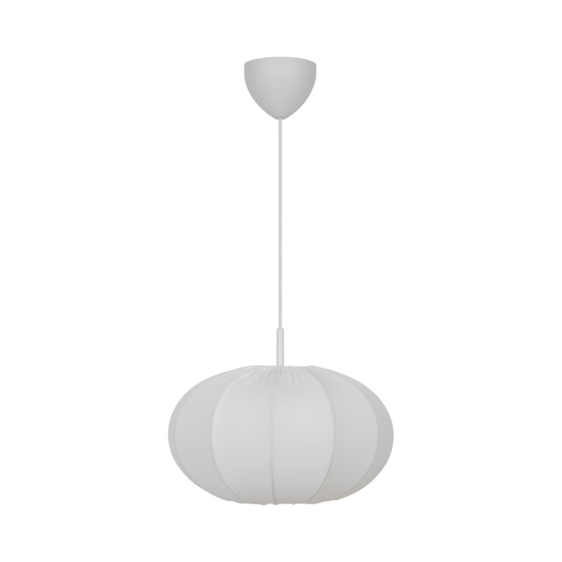1 - Light Satin Geometric Pendant, 30cm x 40cm