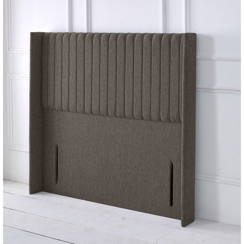 Upholstered Headboard, Charcoal, Kingsize (5')