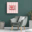 Art mural sur toile tendue - «Perfect Match lll» de Victoria Barnes pour décoration de salon, de chambre à coucher ou de bureau - 14 x 14
