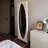 Rectangle Stainless Steel+Manufactured Wood Full Length Mirrors