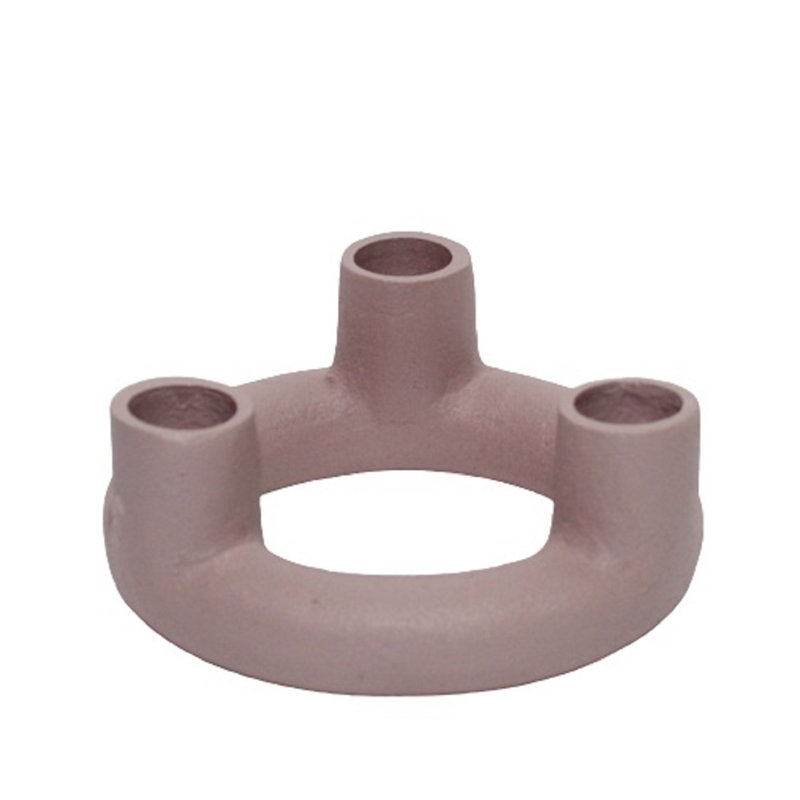 Ensemble de chandelles de table en aluminium 3 pièces Ashlyn, Rose