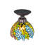 Plafonnier encastré 8 po de large Tiffany