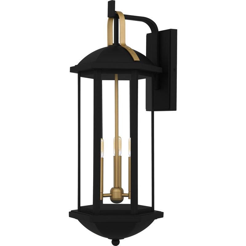 Lanterne murale d'extérieur Giuseppina, H 26,25 po x l 10 po x P 10,75 po, 3 lumières