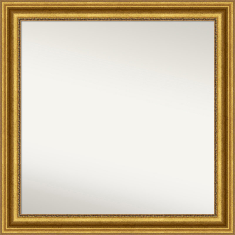 Jashawna Wall Mirror, 35.75" x 35.75", Gold