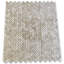 Emperador Light Marble 12 in. x 11 in. Marble Tile