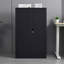 Armoire de rangement en métal avec portes verrouillables et tablette réglable, armoire de rangement pliante pour bureau personnel