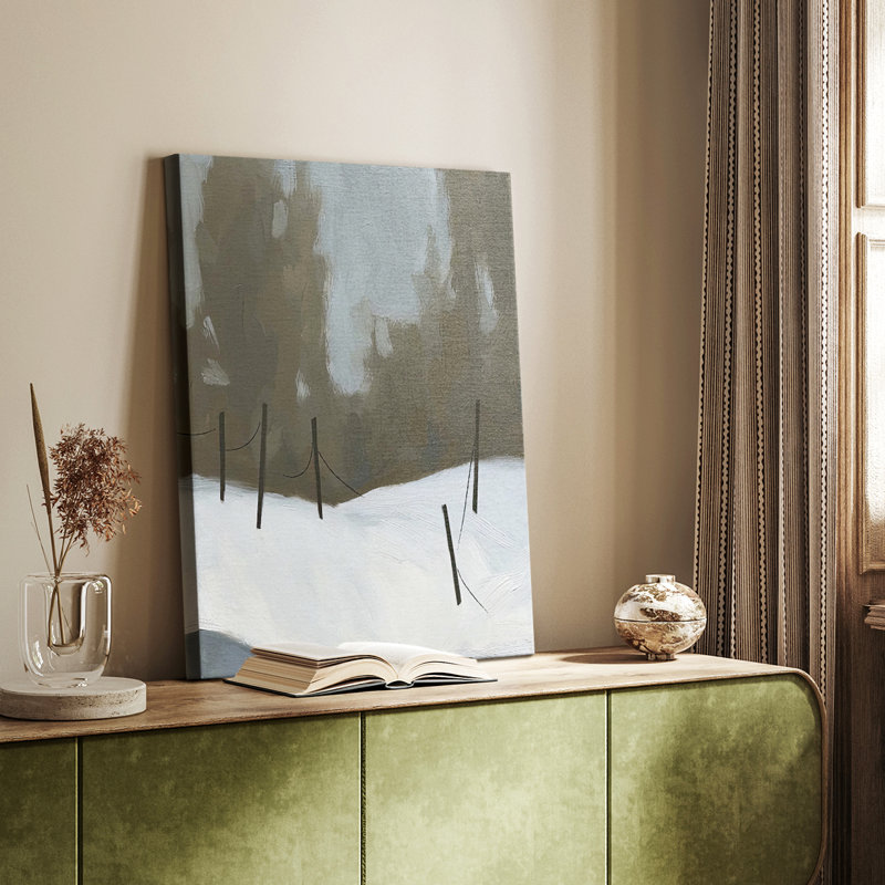Deep Snow IV -Gallery Wrapped Cavas, 60" H x 40" W