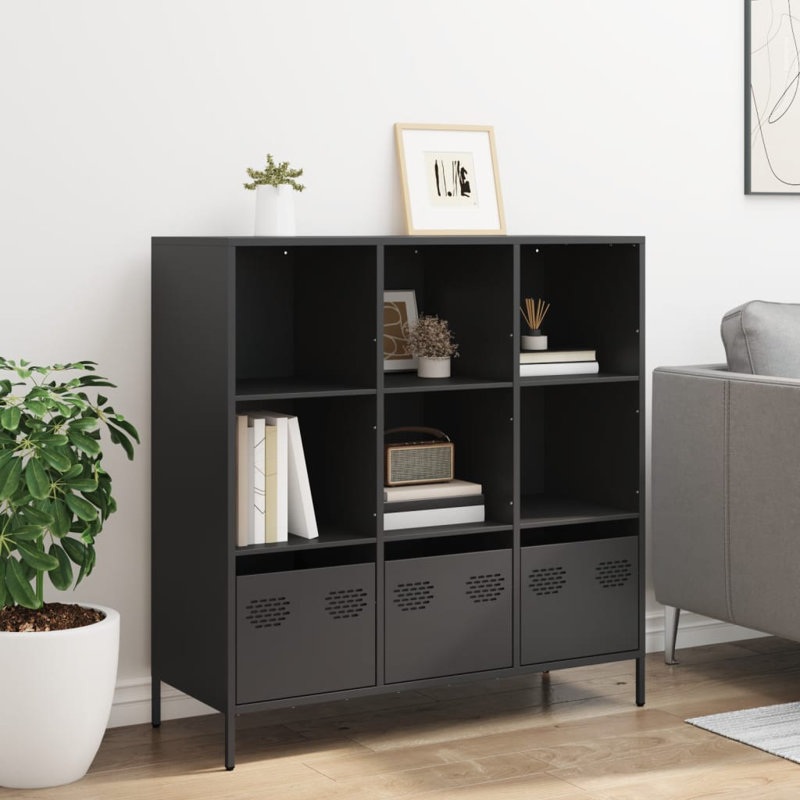 Averir Storage Cabinet, Black