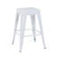 Tabouret à hauteur de comptoir 24 po, ensemble de 4 tabourets de bar en métal sans dossier, empilable, amovible et facile à assembler, pour économiser de l'espace pour un îlot de cuisine / bar / café / salle à manger-1284229681-1284230607