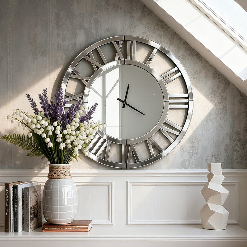 Acrylic Wall Clock, 59cm H x 59cm W x 3.4cm D