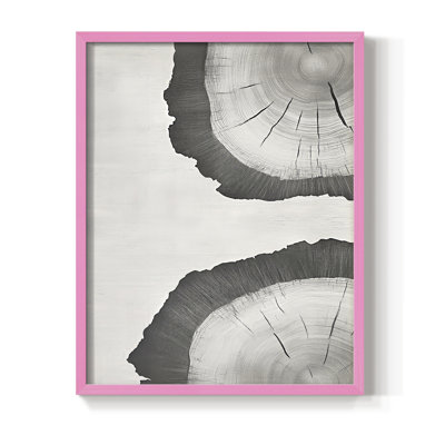 Abstrait, impression encadrée Cxxxi - prête à être accrochée - fabriquée aux États-Unis