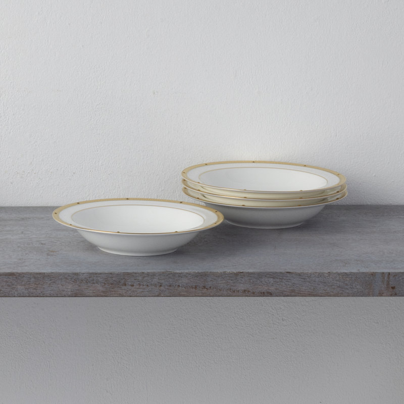 Noritake Rochelle Gold Fruit Bowls, 6", 5 oz., Gold