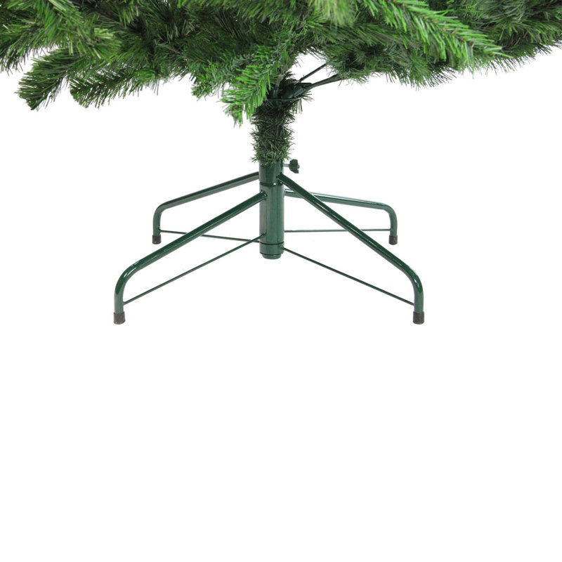 8' Full Green Colorado Spruce Artificial Christmas Tree with Metal Stand