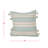 Boho Fringed Outdoor Throw Pillow