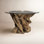 Julip 36" Glass Teak Coffee Table