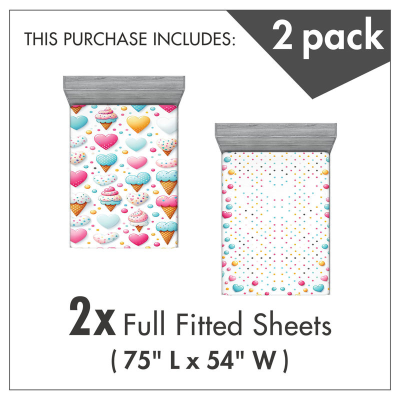 Microfiber Fitted Sheet, Full Fitted Sheet