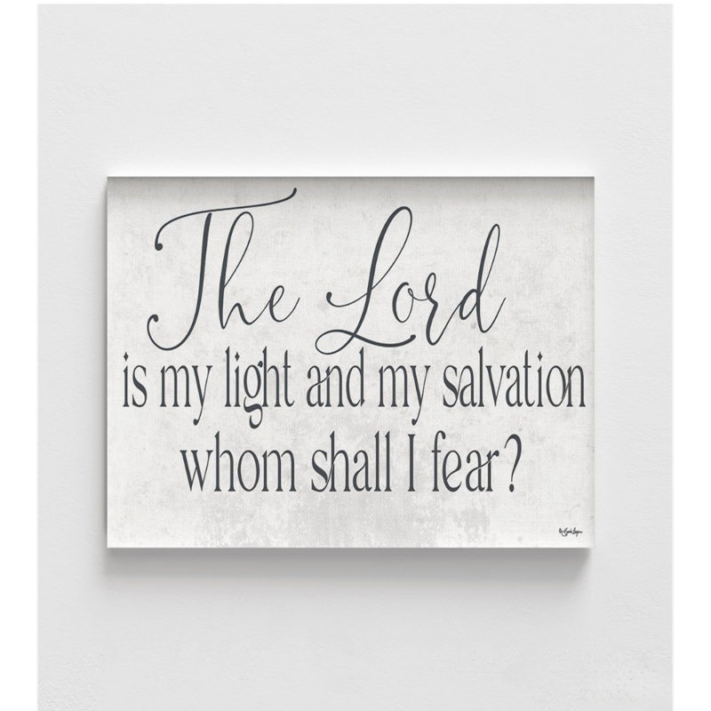 «The Lord» par Susie Boyer, impression de psaume 27: 1, impression d'affiche de psaume, décor de verset biblique, impression de verset biblique rustique très grand